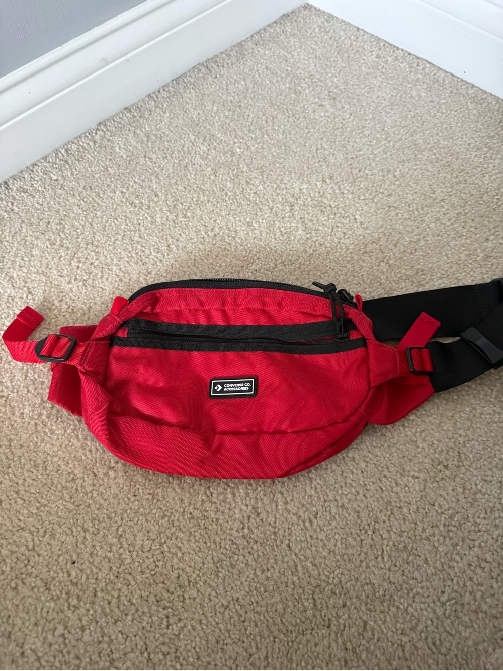 Converse Red Waist Pack/Bekt Bag - Everyday Hands-Free Carry